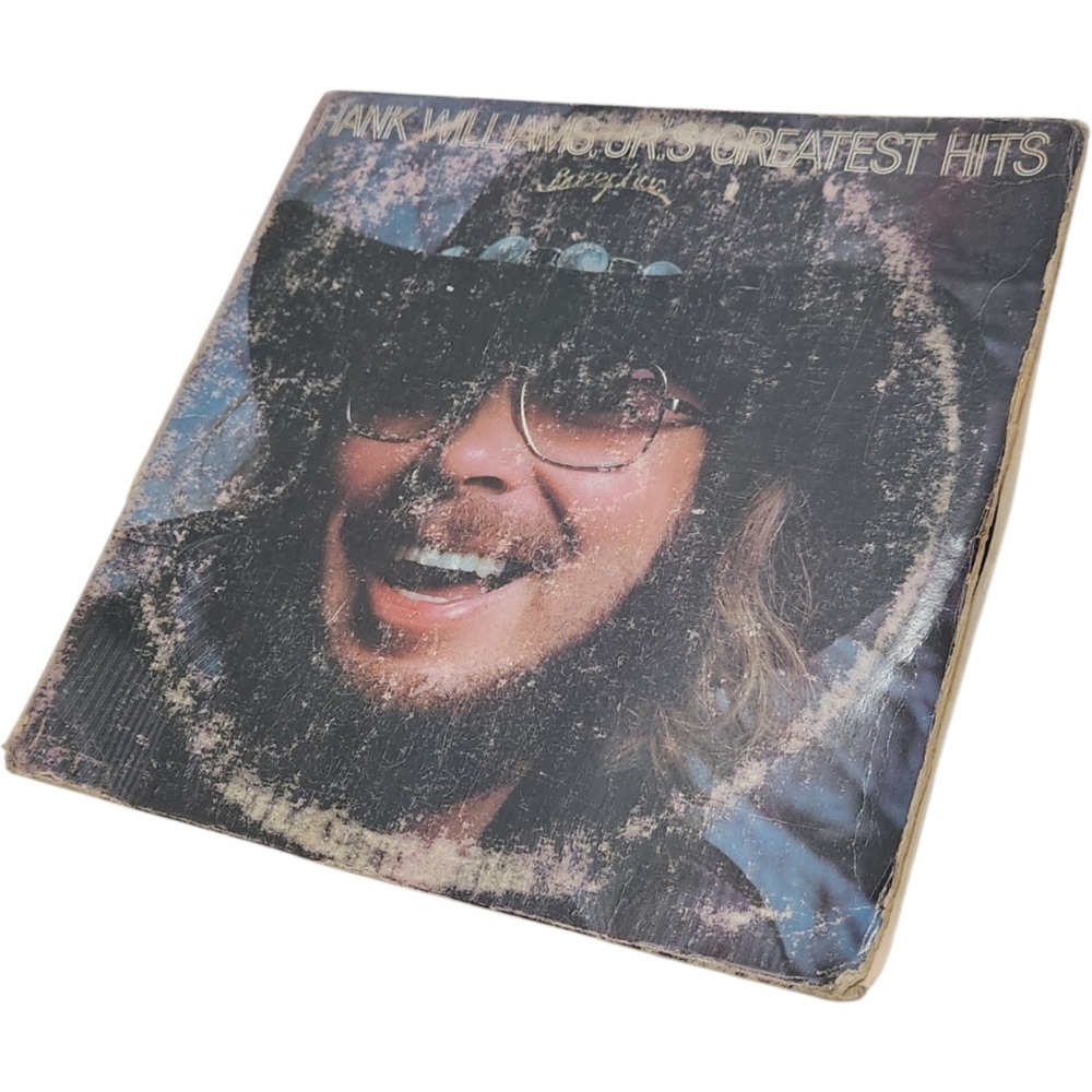 Hank Williams Jr Greatest Hits Vinyl LP 1982 Elektra Curb 60193-A Bocephus VG+